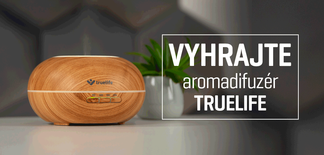 Vyhrajte aromadifuzér TrueLife