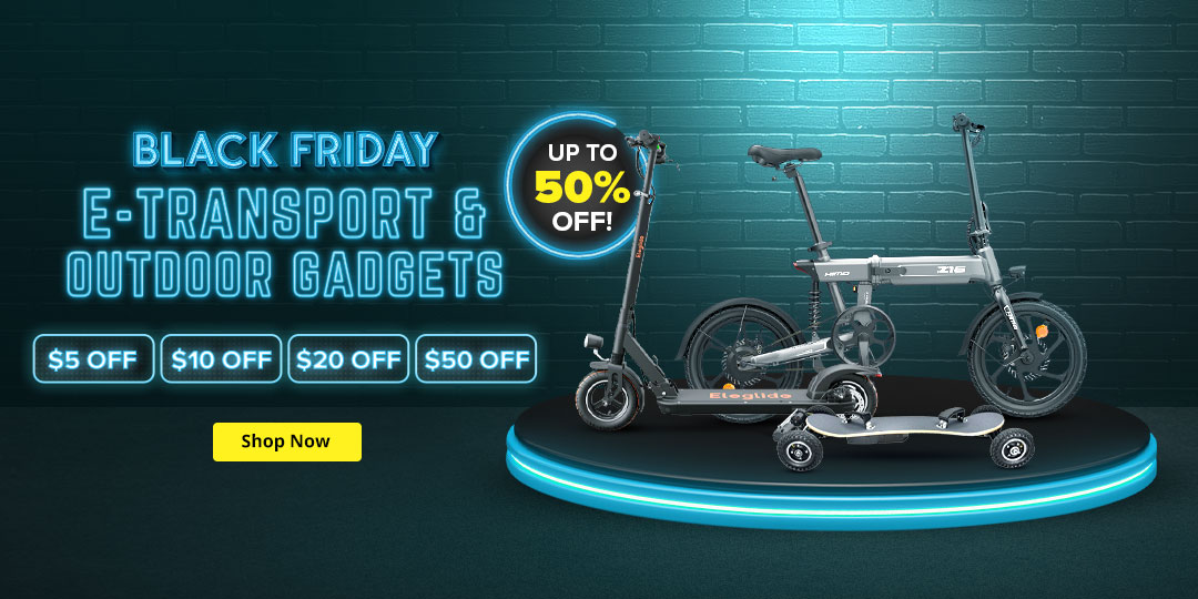 Black Friday: Akcia na elektrické kolobežky a bicykle