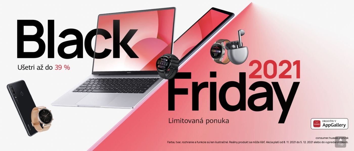 Huawei spustil Black Friday: Čo je v zľave a za koľko?
