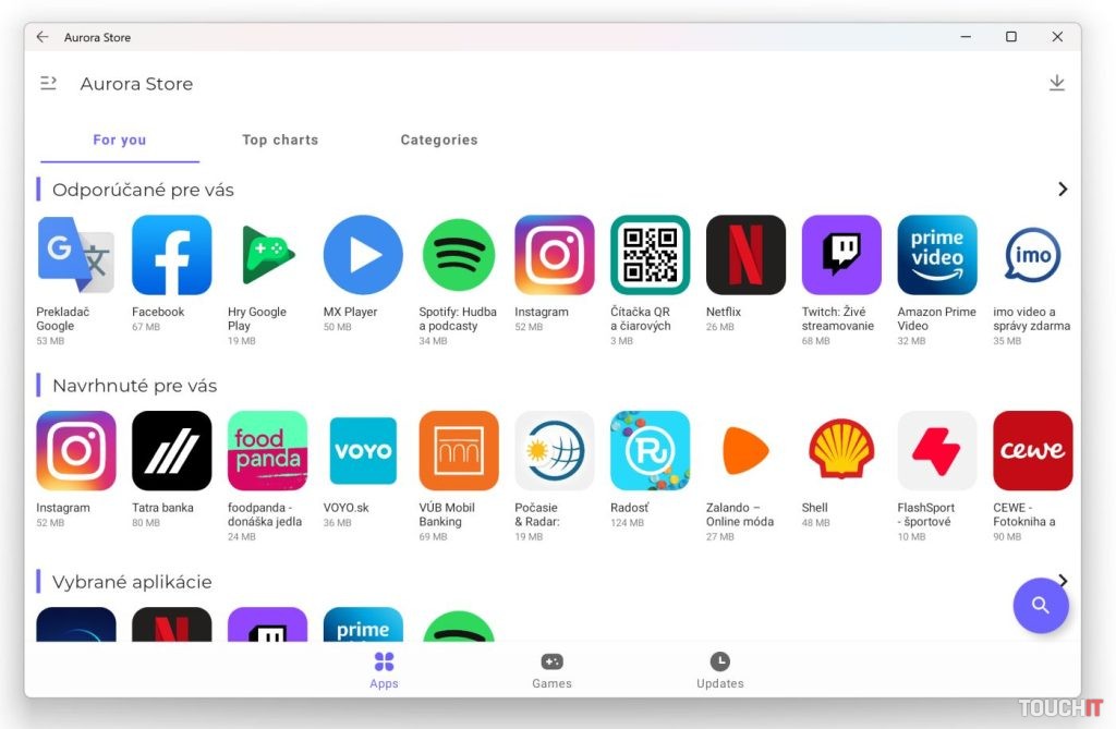 Android aplikácie vo Windows 11