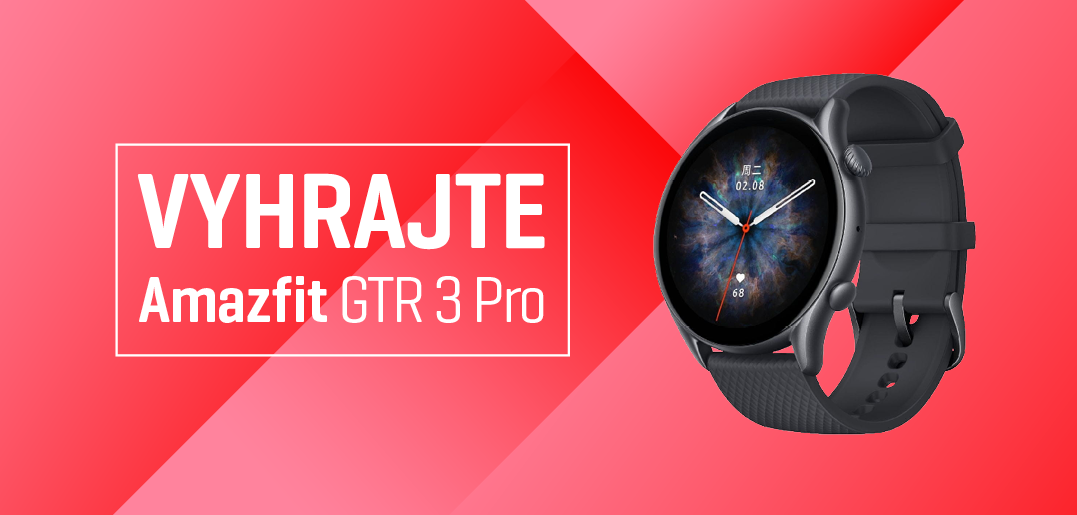 Vyhrajte inteligentné hodinky Amazfit GTR 3 Pro