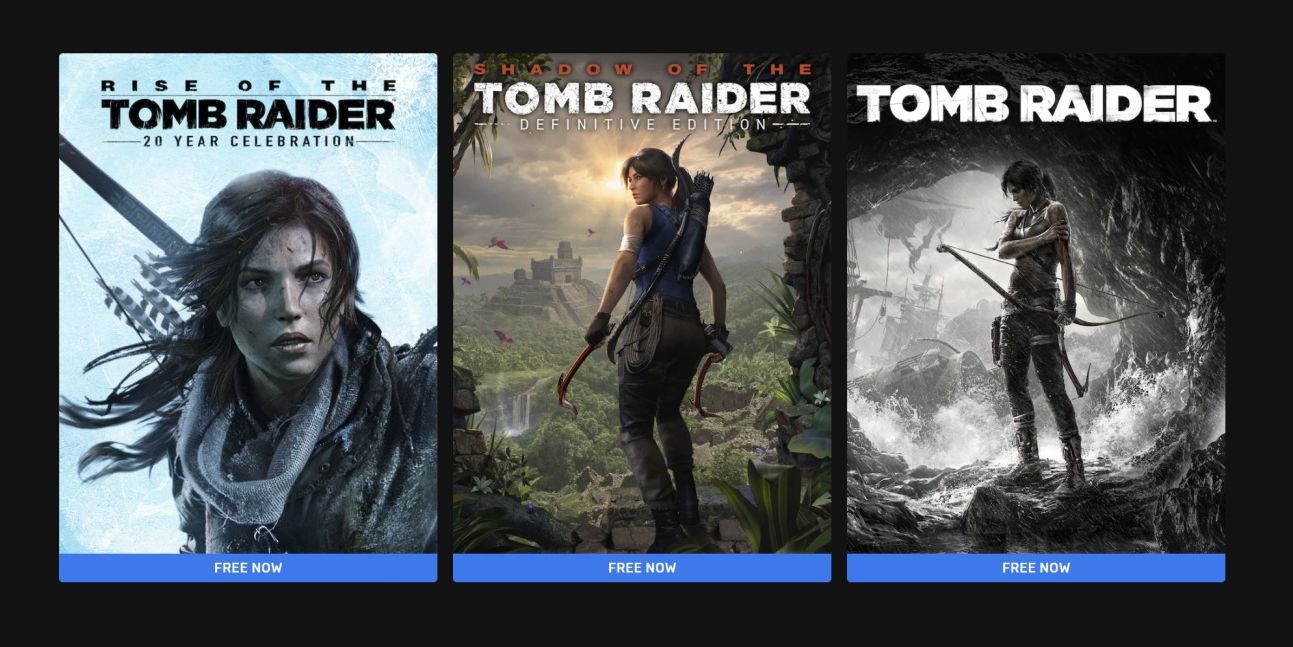 Stiahnite si zadarmo hernú Tomb Raider trilógiu