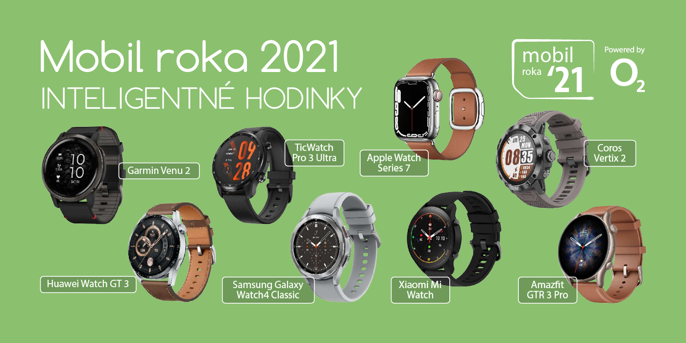 Hľadáme inteligentné hodinky roka 2021