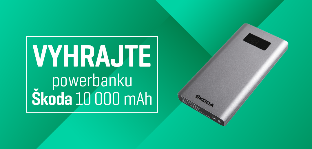 Vyhrajte powerbanku ŠKODA