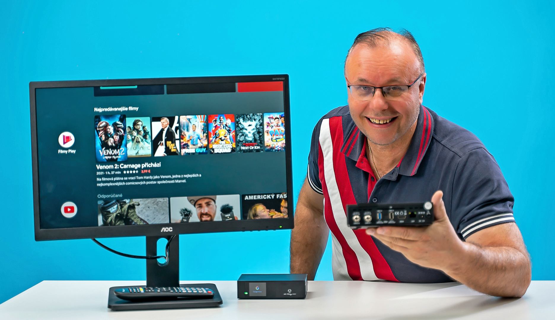 AB IPBox ONE, TWO a Combo: kombinujte satelitné vysielanie a Android prehrávač (VIDEO)