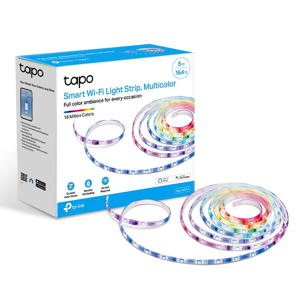 LED pásik Tapo rozžiari váš domov vo farbách dúhy
