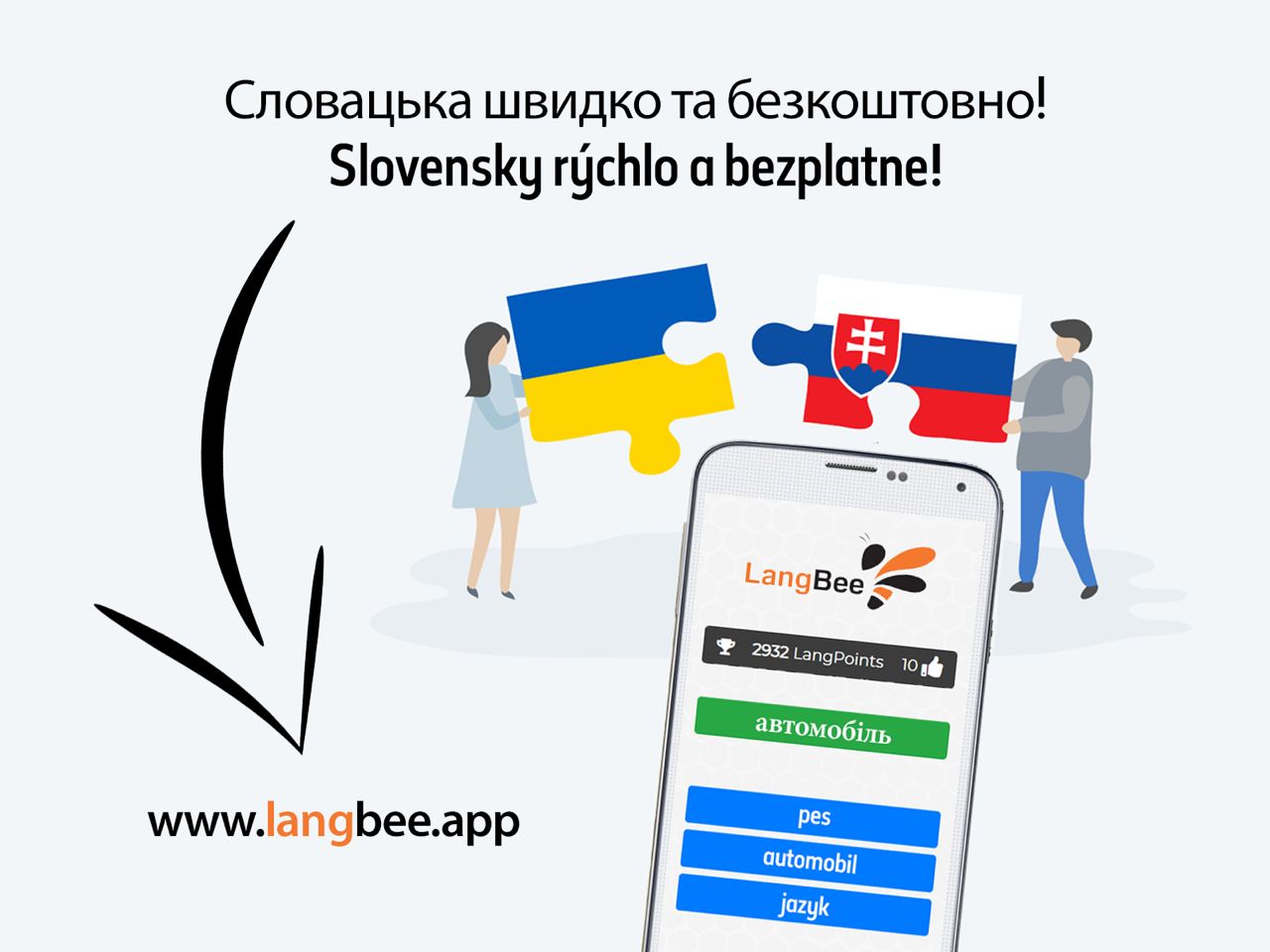 Ukrajinci sa môžu učiť slovenčinu zadarmo pomocou aplikácie LangBee