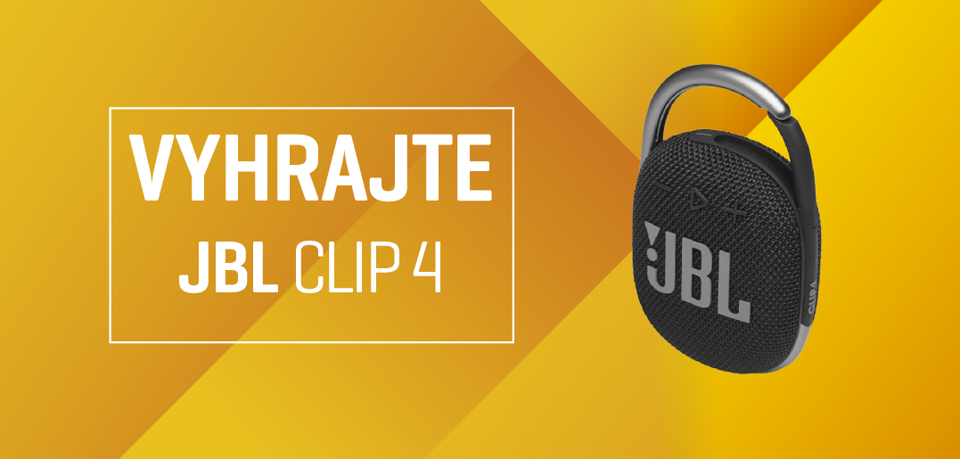Vyhrajte bluetooth reproduktor JBL CLIP 4