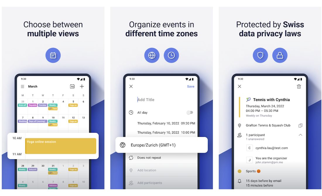Proton Calendar je oficiálne k dispozícii pre Android