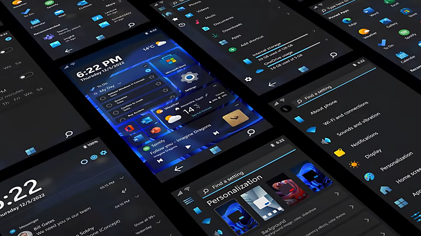 Windows 11 Mobile: Microsoft pohorel, ale vízia je to pekná
