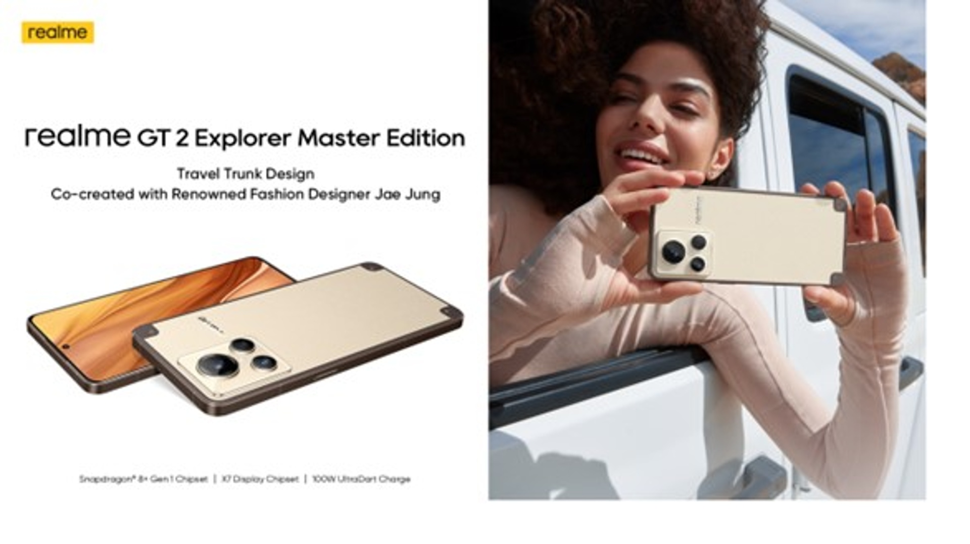 Smartfón realme GT 2 Explorer Master Edition prichádza s dizajnom cestovného kufra