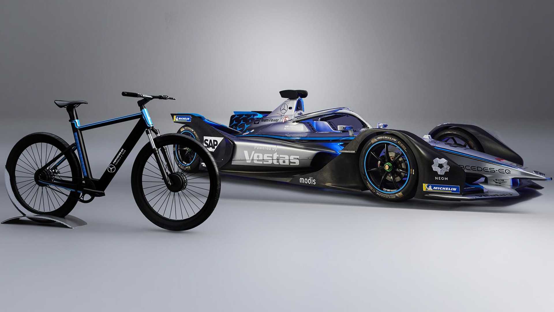 Mercedes-EQ Championship Edition: Elektrický bicykel inšpirovaný Formulou-E (VIDEO)