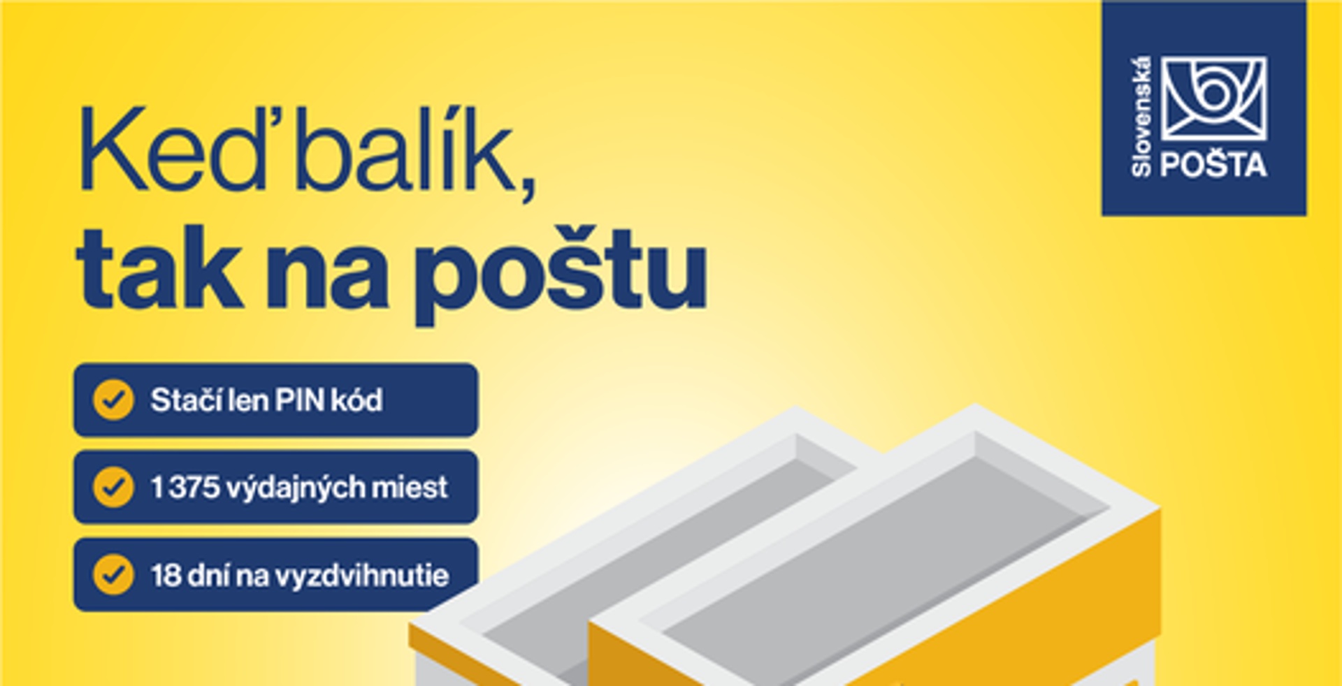 Ako a kedy funguje výdaj zásielok na pošte pomocou PIN kódu?