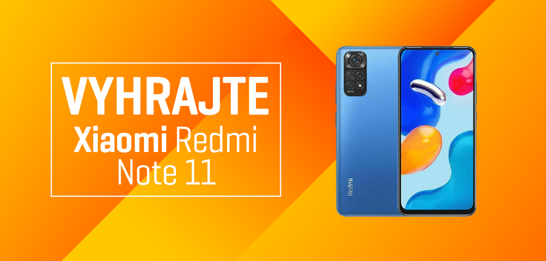 Znásobte svoju šancu a vyhrajte smartfón Redmi Note 11