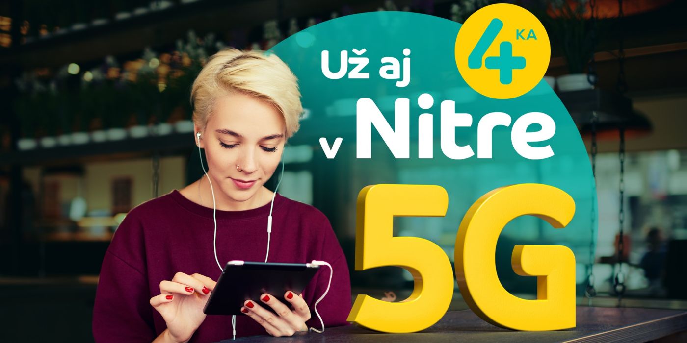 4ka spustila 5G v Nitre a zvýšila 4G rýchlosti na viacerých miestach Slovenska