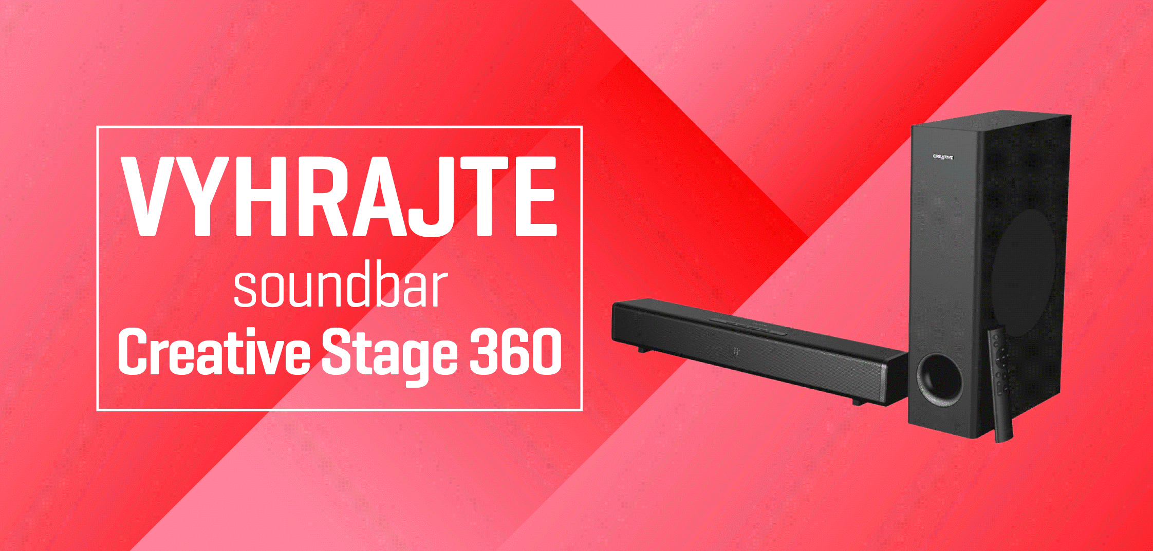 Vyhrajte soundbar Creative Stage 360
