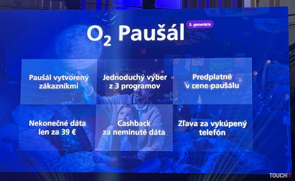 O2 Paušály 3. generácie (2023)