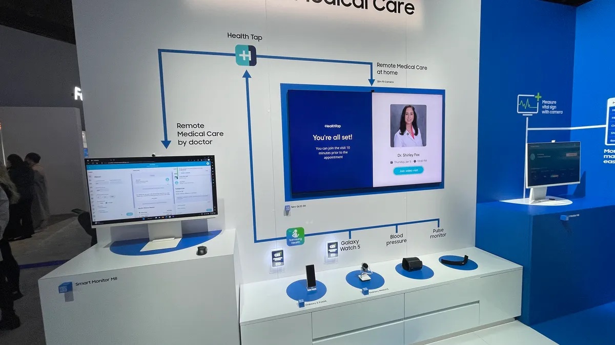 Samsung predviedol na CESe, ako má vyzerať telemedicína cez televízor