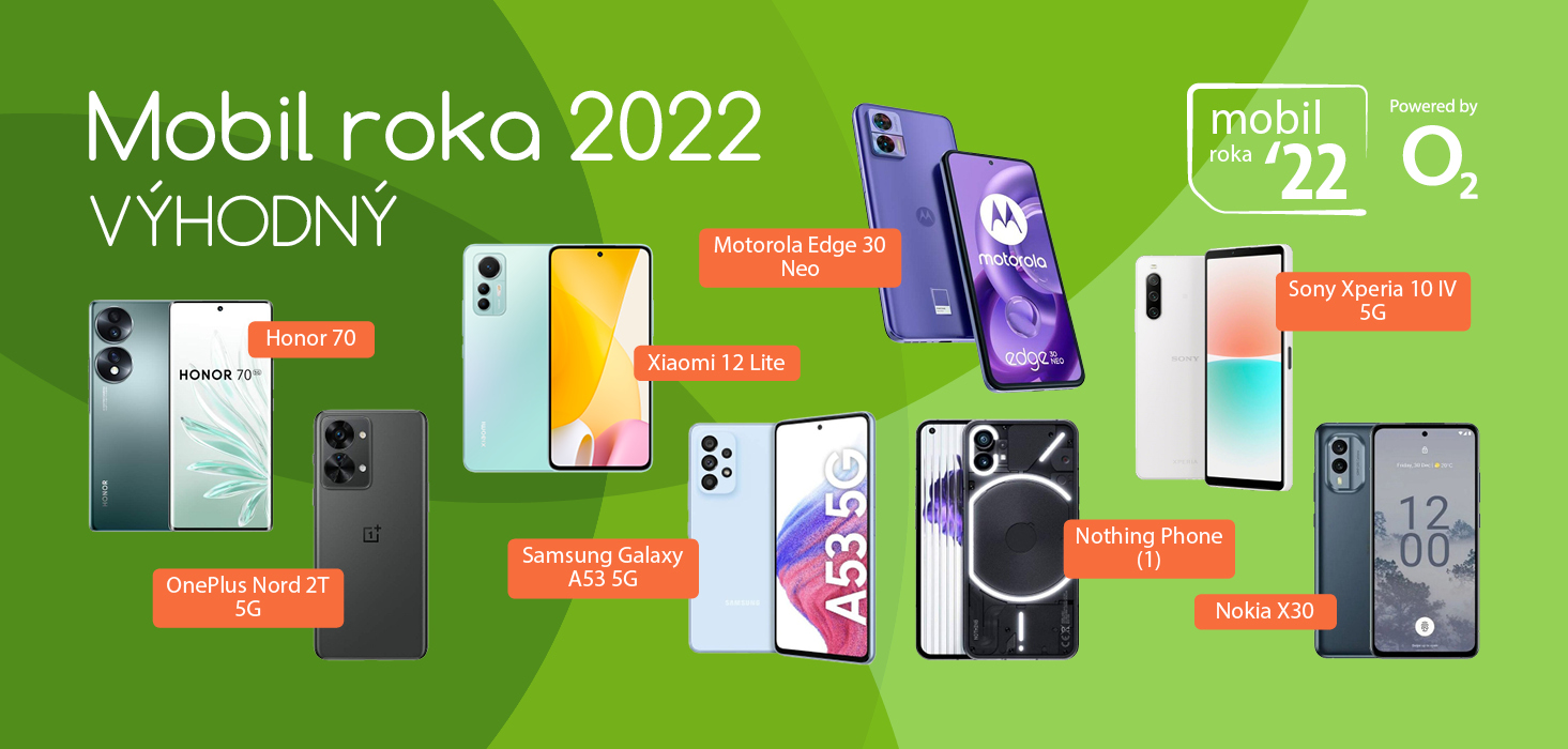 Hľadáme Výhodný mobil roka 2022