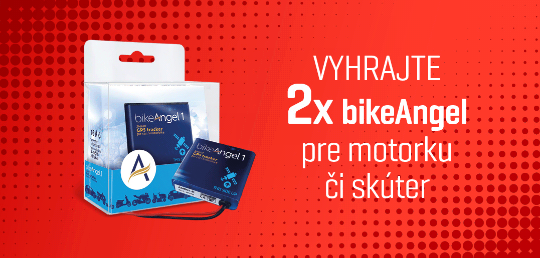 Vyhrajte 2x GPS tracker novej generácie bikeAngel pre motorku či skúter