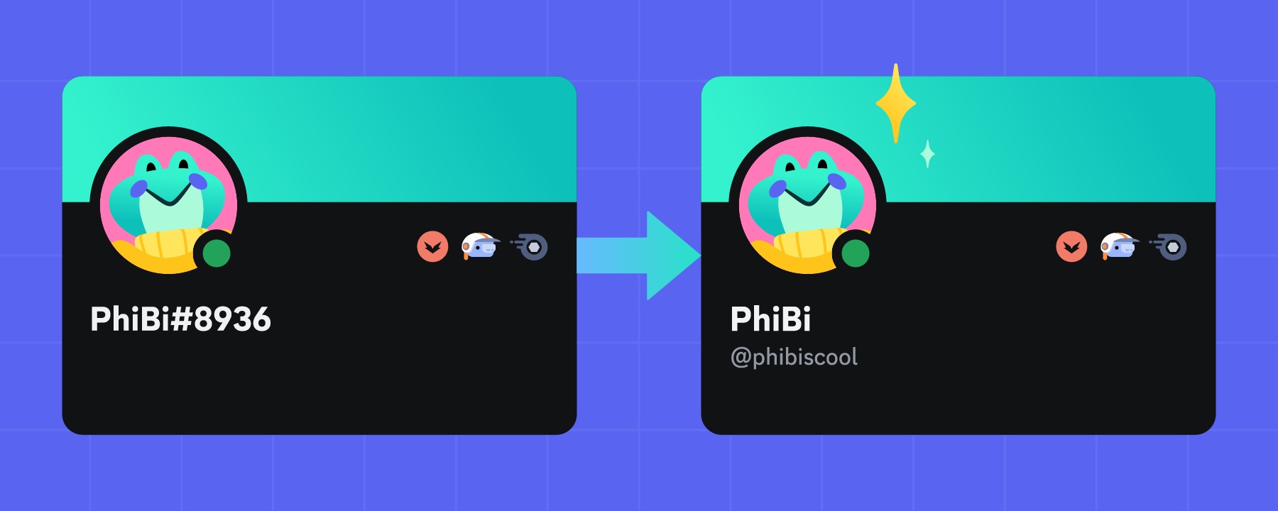 Discord rastie, preto si každý používateľ musí zvoliť nové meno