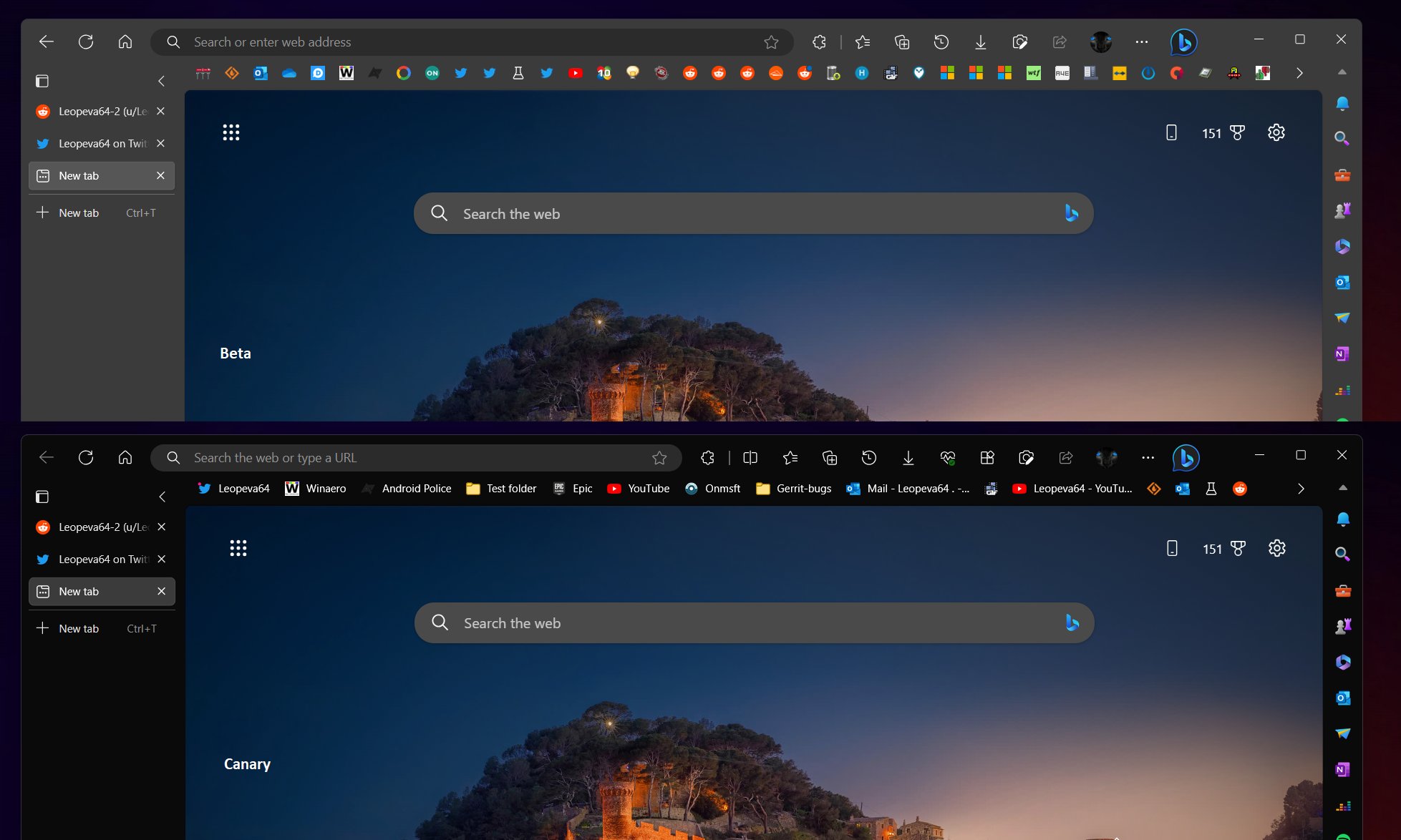 Microsoft testuje ešte tmavší režim pre prehliadač Edge