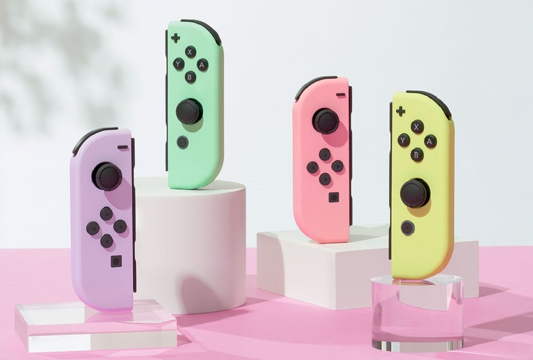 Nintendo predstavilo ovládače Switch Joy-Con v nových príjemných pastelových farbách