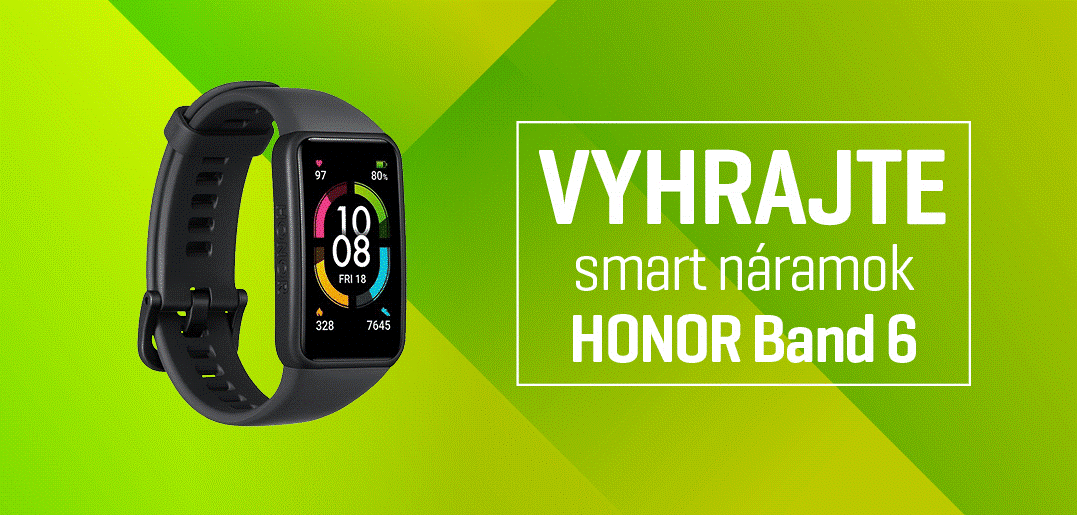 Vyhrajte smart náramok HONOR Band 6