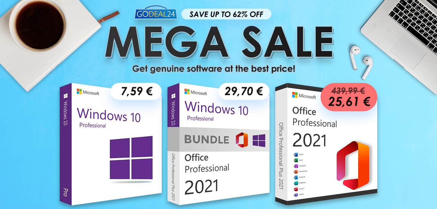 Limitovaná akcia: Microsoft Office Pro 2021 originálna trvalá licencia od Godeal24 teraz iba za 25,61 €! (Zľava končí 25. septembra)