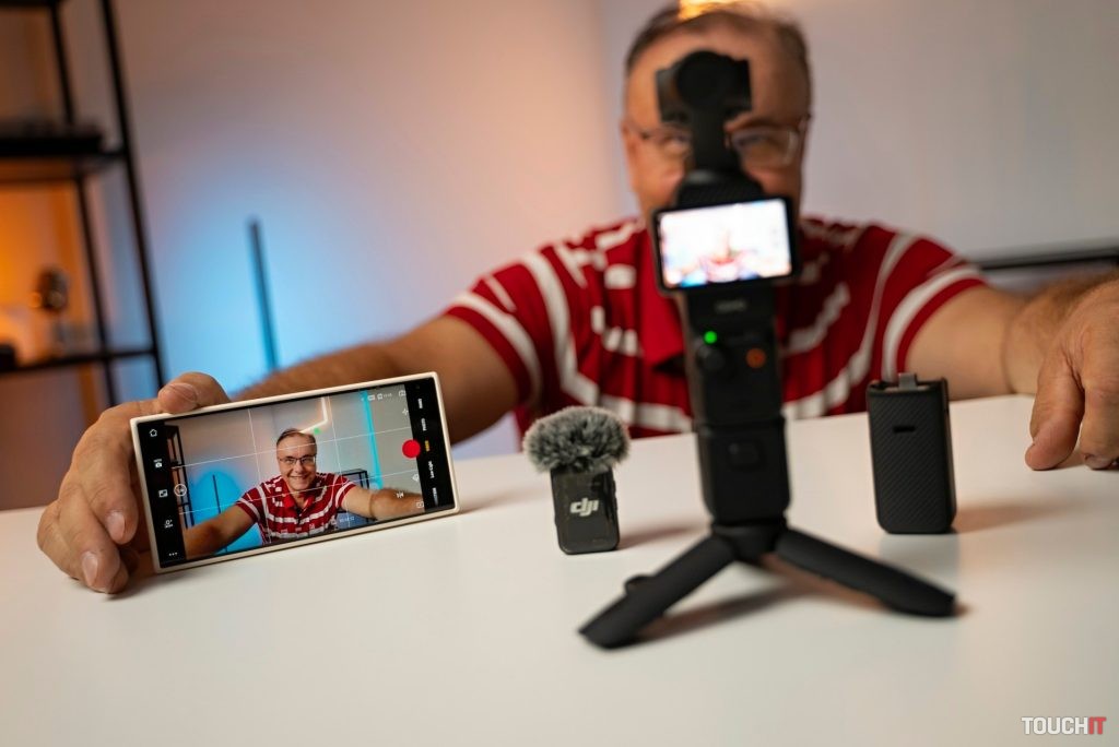 DJI Pocket 3 s veľkým displejim