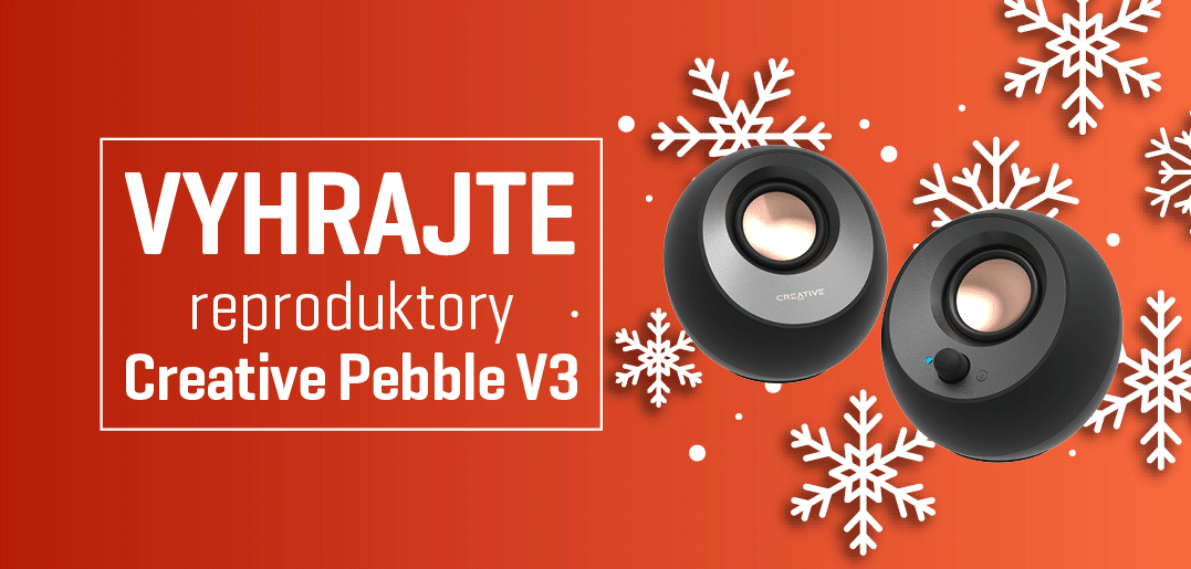Vyhrajte reproduktory Creative Pebble V3