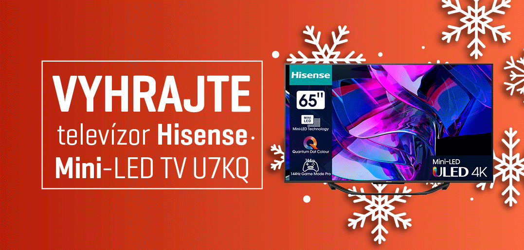 Vyhrajte televízor Hisense 55U7KQ