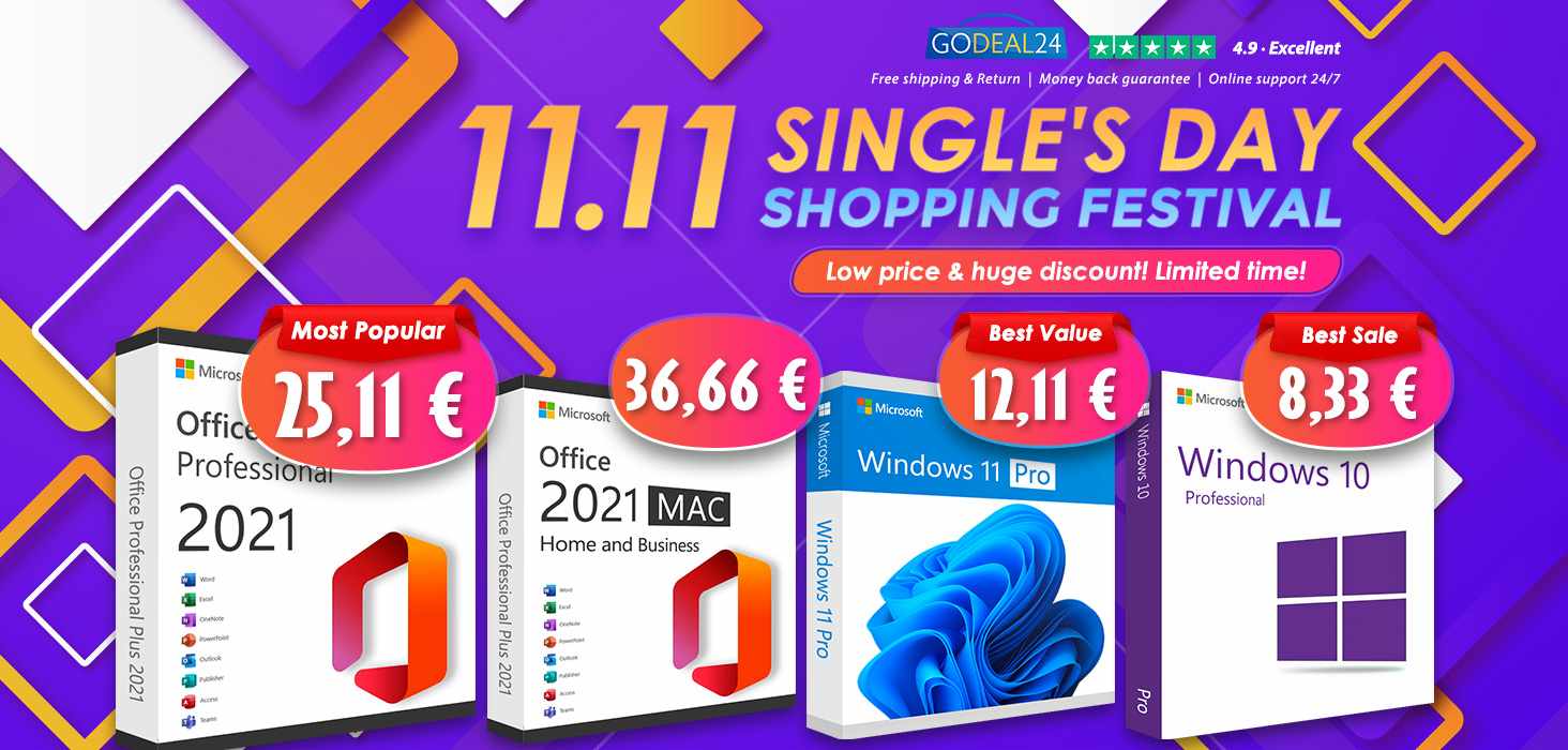 Ľudia, ktorí si kúpili produkty Godeal24, povedali, že fungujú dobre. Originálny a legálny Office 2021 Pro stojí len 25,11€