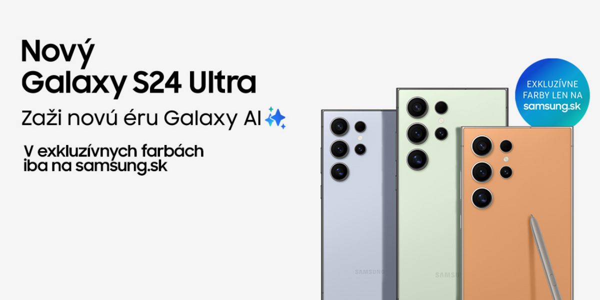 Len na e-shope samsung.sk získate najnovší Galaxy S24 v exkluzívnych farbách a k tomu ďalšie zaujímavé výhody