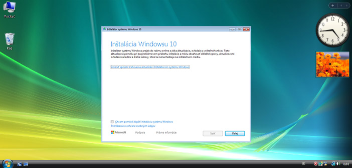 Je možné upgradovať Windows Vista alebo Windows XP na Windows 10?