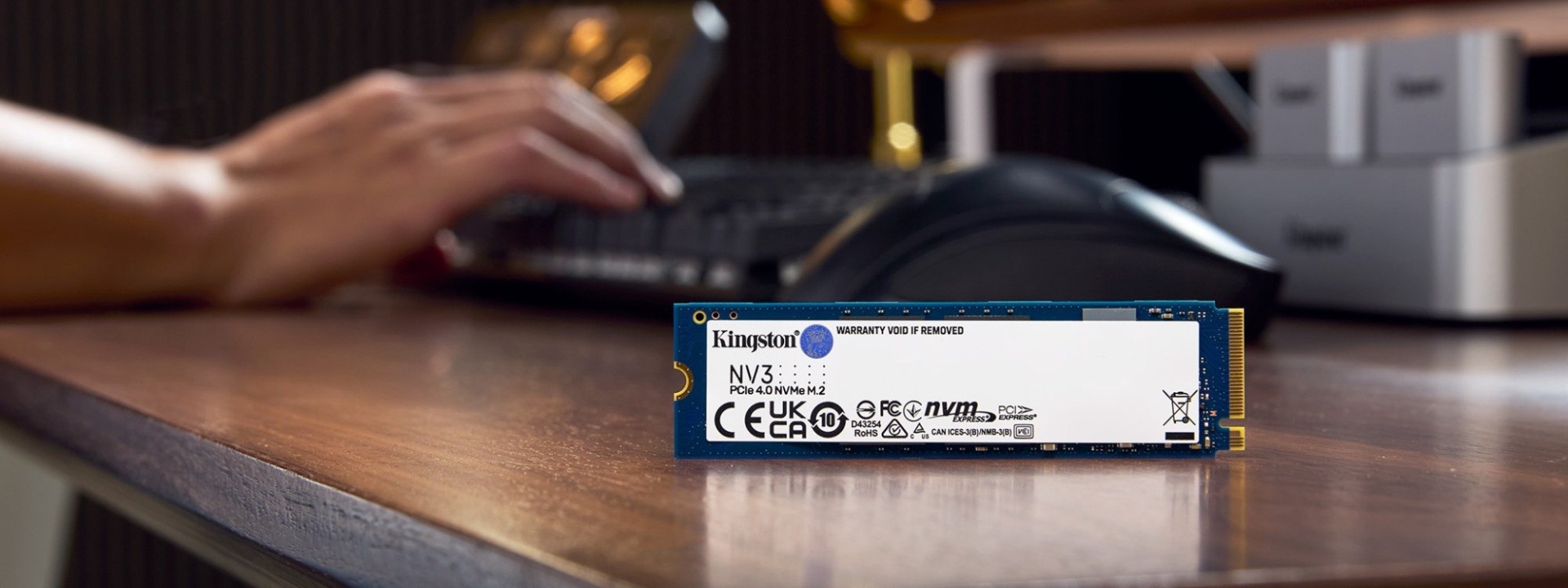 Kingston prináša výkon novej generácie v podobe SSD disku NV3 PCIe 4.0 NVMe