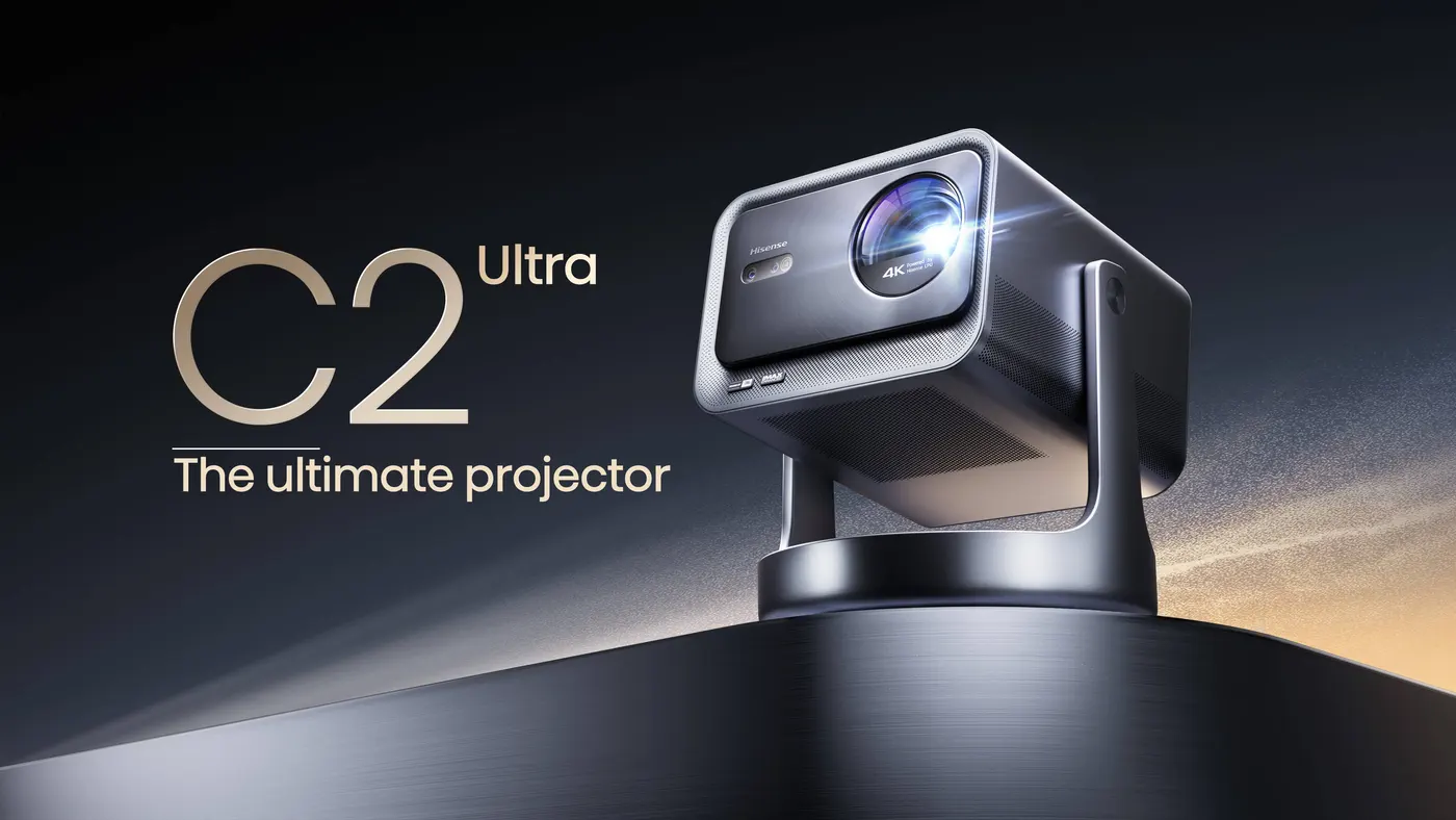 Hisense uvádza nový 4K laserový smart mini Projektor C2 Ultra: Revolúcia v domácom kine