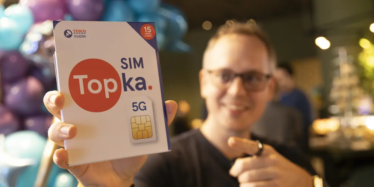 Predplatená karta Tesco mobile Topka dostala nový dátový balíček, ponúka 20 GB dát