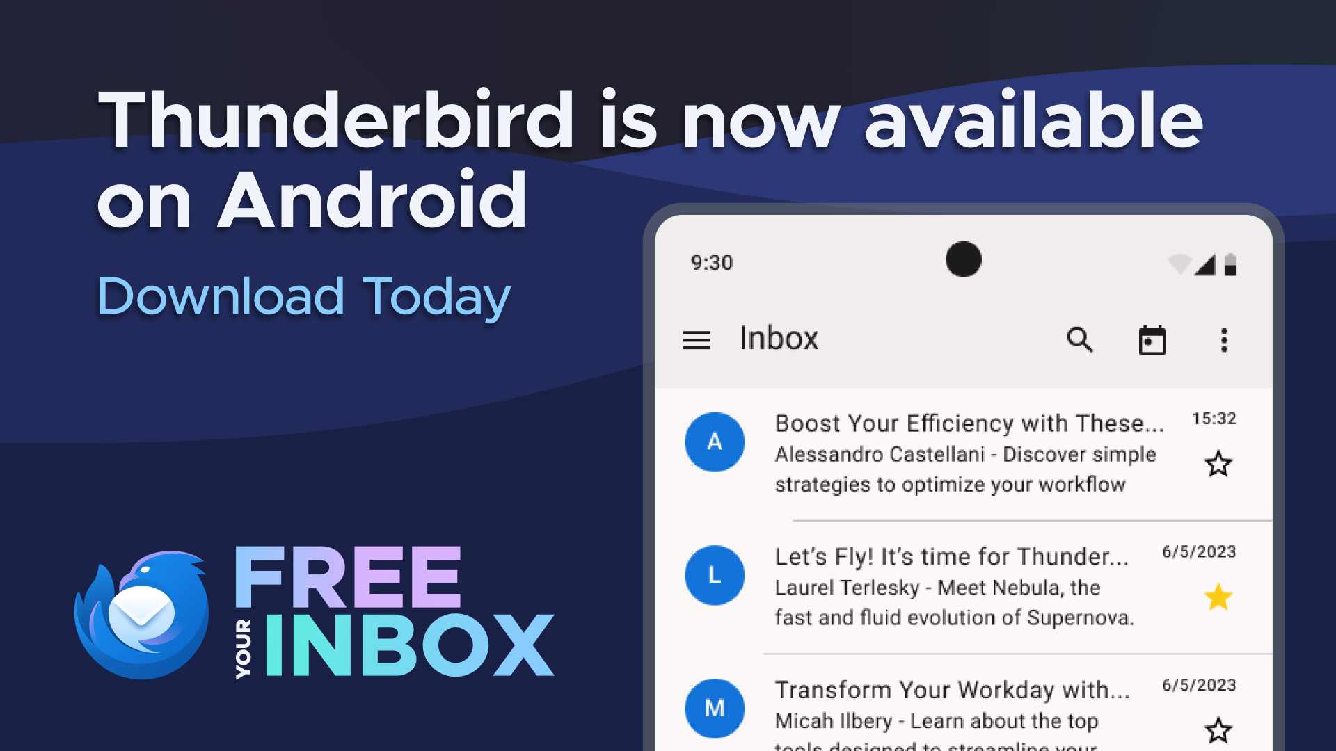 Už sa dá stiahnuť Thunderbird na Android