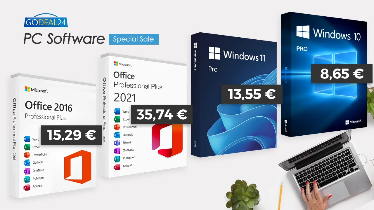 Získajte doživotný Microsoft Office a Windows 11 už od 10 € na zvýšenie produktivity na Godeal24!
