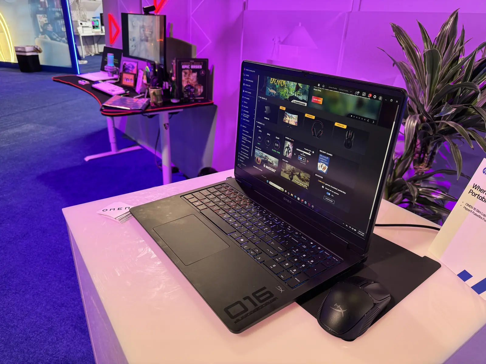 HP predstavilo tenký herný notebook OMEN 16 Slim, AI zlepší zážitok z hrania