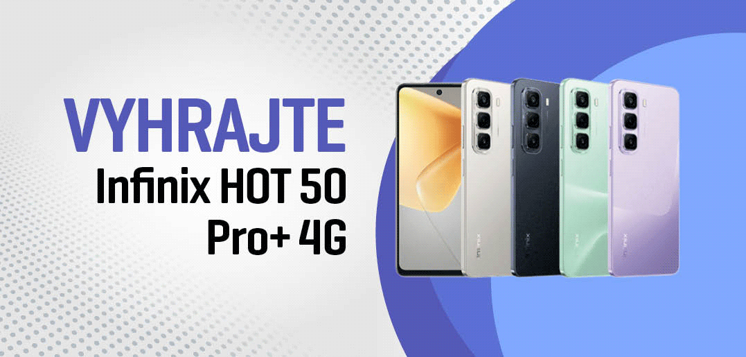 Vyhrajte smartfón Infinix HOT 50 Pro+ 4G