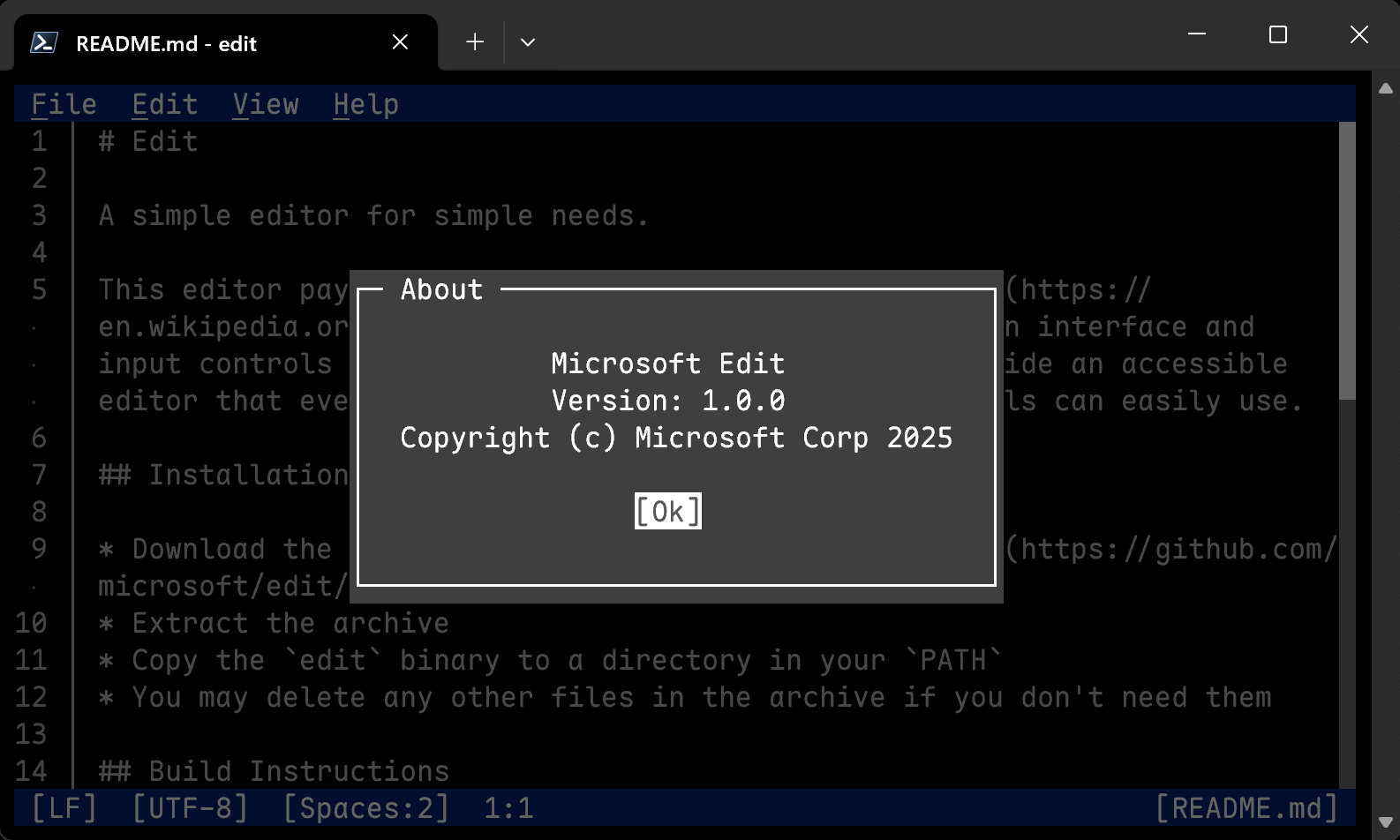 Microsoft ukázal nový editor textu. Funguje v príkazovom riadku